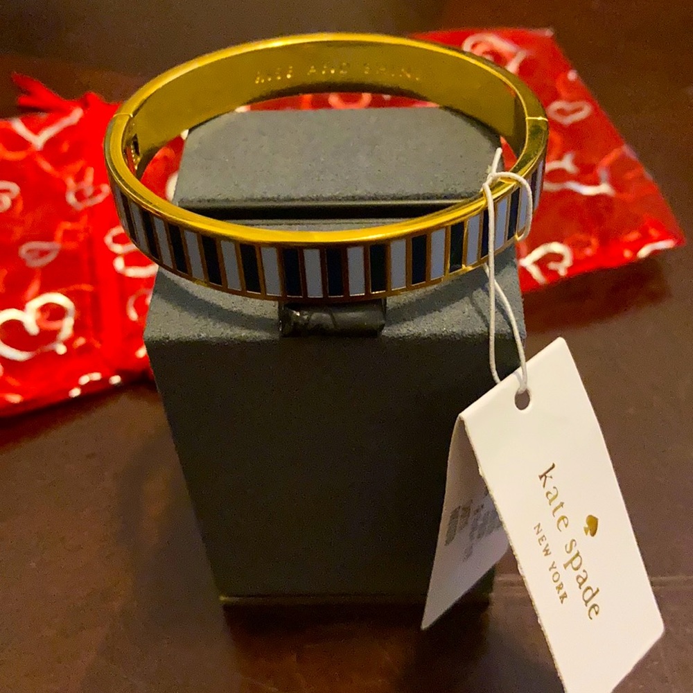 Kate spade blue stripped bangle